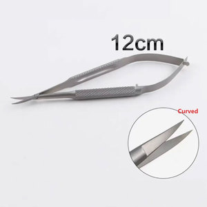 14cm Manual de potencia Castroviejo Tijeras corneales Tijeras conjuntivales de acero inoxidable - Product Image 1