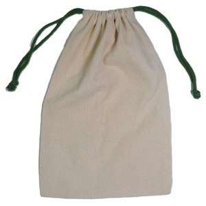 Custom Printed Logo 100% Organic Cotton Drawstring Bag Eco-Friendly Reusable Jewelry Pouch Silk Screen Printed Recyclable - Product Image 3
