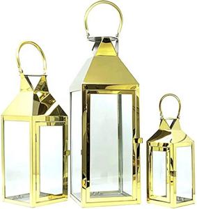 Colección de Bodas y Ramadán, Farol Decorativo de Metal, Acabado Negro Mate, Decoración de Iluminación, Faroles Largos de Metal para Navidad - Product Image 5