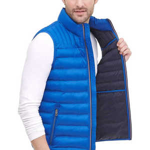 Veste matelassée d'hiver personnalisée de haute qualité pour hommes grande taille rembourrage en coton imperméable rembourré de bulles de nylon et de polyester - Product Image 4