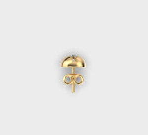 Pendientes de Diamantes Redondos Cultivados en Laboratorio con Certificación IGI, Oro Amarillo/Blanco/Rosa de 14K, Pendientes de Diamantes Minimalistas - Product Image 4