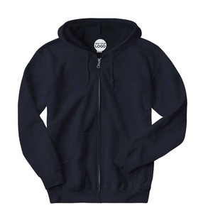 เสื้อมีฮู้ดผ้าเฟรนช์เทอร์รี่แขนยาวน้ำหนักเบาสำหรับผู้ชาย - Product Image 4