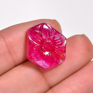 Top Grade 100% tự nhiên 20.9 CT <span class=keywords><strong>m</strong></span>àu đỏ hồng <span class=keywords><strong>Ruby</strong></span> đá quý Fancy Shape khắc Loose đối với trang sức là<span class=keywords><strong>m</strong></span> 100pcs moq thay đổi <span class=keywords><strong>m</strong></span>àu sắc - Product Image 2