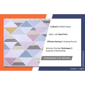 Vente chaude tapis tissés à la main tapis pour la décoration intérieure tapis doux et durables pour salon chambre et bureau décoration de sol - Product Image 6