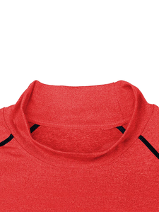 Camiseta de compresión 90% poliéster 10% Spandx logotipo personalizado entrenamiento baloncesto fútbol ropa de entrenamiento Camiseta deportiva ropa de gimnasio - Product Image 6