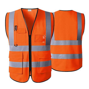 Chaleco de seguridad de alta visibilidad personalizado Chaqueta de seguridad de alta calidad personalizable Chaleco DE TRABAJO reflectante para alta visibilidad Chaleco de ropa de trabajo de invierno - Product Image 4