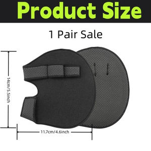 Gants de Fitness de Logo personnalisé de haute qualité en gros coussinets de poignée de gymnastique pour la barre tractions haltérophilie gants de Protection des mains pour la salle de sport - Product Image 5