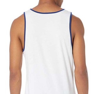 Fitness Men's Tank <b>Tops</b> Gym Wear Workout Quick Dry Breathable Sleeveless Knitted <b>Vest</b> Cotton <b>Striped</b> Men's Clothing Tank <b>Tops</b> - Product Image 4