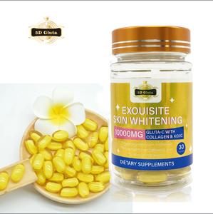 5D GLUTA Etiqueta Privada Gluta-c con colágeno y KOJIC 5 días blanqueamiento píldoras suplemento precio al por mayor Anti acné y manchas oscuras - Product Image 2