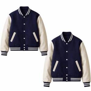 Professional Manufacturer Winter Wear Men High Street Wool Leather Baseball Varsity Jacket High Quality <b>Light</b> Weight Windproof - Product Image 1