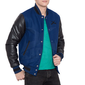 Heavy Duty Customized Logo <b>Men</b> Letterman <b>Jacket</b> Winter Stand Collar Outdoor Use Low MOQ - Product Image 5