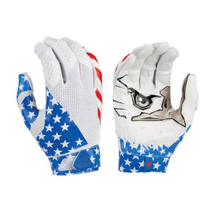 Custom Made High Quality American Football Gloves Full Finger Unisex <b>Synthetic</b> <b>Leather</b> New Design Hot Sale - Product Image 2