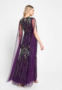 Vestido de Fiesta Largo con Mangas Abullonadas, Antiestático, con Cuentas, Sexy, para Mujer - Product Image 2