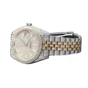 Fournisseur direct d'usine, montre de luxe en or blanc sertie de diamants, idéale pour les collectionneurs et les événements exclusifs, disponible en gros - Product Image 2