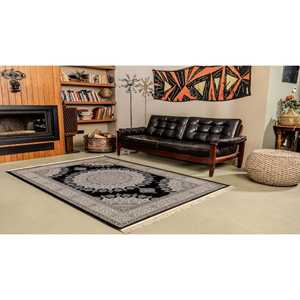 พรมปูพื้นเน็ตไลน์ โฮมดีโป สีเบจ โมเดิร์น รุ่นเพ็กซี่ ขนาด 160x230 ซม. ผลิตจากเส้นใยสังเคราะห์ ทนทาน ไม่หลุดร่วง ทำความสะอาดง่าย เหมาะสำหรับห้องนั่งเล่น - Product Image 5