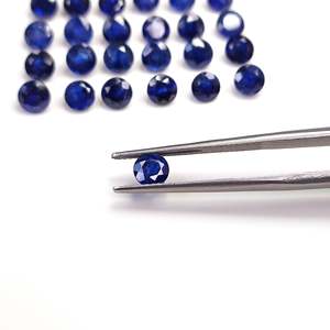 Natural Bangkok Blue Sapphire Calibrated <b>Rounds</b> Various Including Brilliant Cut Marquise Oval <b>Cushion</b> Heat VVS Emerald Fine - Product Image 5