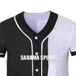 Vêtements de sport légers pour équipes, ensemble de tenue de baseball pour hommes, maillot à boutons, fabricant OEM ODM - Product Image 4