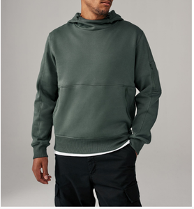 Bonnes fêtes de fin d'année, tendance du moment, sweat-shirts pour hommes en molleton 100% coton de haute qualité, surdimensionnés, impression numérique, finition unie teinte, pour l'hiver - Product Image 4