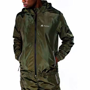 Chaqueta Deportiva Cortavientos de Alto Rendimiento, Material Poliéster/Algodón, Tejido Elástico, Ajuste Cómodo, Ropa Deportiva, Conjunto con Logotipo Personalizado - Product Image 6