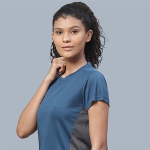 Camiseta de entrenamiento para mujer de alta calidad, suave y elástica, perfecta para correr, yoga y deportes - Product Image 1