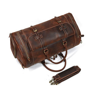 Sac de voyage nouveau 2025 cuir d'origine en gros sacs en cuir véritable personnalisés Gym Sport Logo personnalisé sacs de sport - Product Image 2