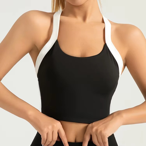 Sujetador deportivo ligero y personalizado para niñas, sujetador elástico y de secado rápido para gimnasio, sujetador para correr de talla grande sin costuras - Product Image 6