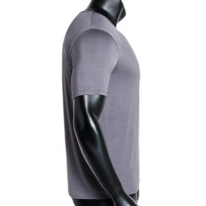 Unisex Custom Logo Slim Fit Casual <b>Grey</b> 100% Polyester Blank T <b>Shirt</b> for <b>Men</b> Wholesale Best Quality T <b>Shirt</b> - Product Image 2