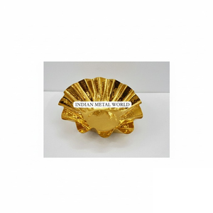 Tazón para Servir Chocolate de Calidad Deluxe en Tono Dorado, Acabado Metálico Decorativo, Plato para Servir Frutos Secos, Uso de Lujo para el Hogar y Hoteles - Product Image 6