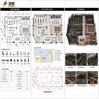 Équipement de musculation commercial SK 1000 m² pour entraînement de force, cardio et triceps - Ensemble de fitness en métal pour hôtel/club