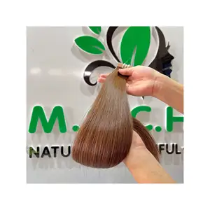 Extensiones de Cabello virgen SDD, cabello humano sedoso de Vietnam, Color Natural, libre de caída, en el sitio web de Alibaba