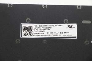 Nouveau clavier pour ordinateur portable Lenovo ThinkPad T14 Gen 3, anglais américain, sans rétroéclairage, 5N21D68123/5N21D68008/5N21D68271/5N21D68197 - Product Image 4