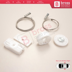 Kit de réparation de lève-vitre arrière BWR5213 pour Carrera 911 (996) 1997-2005 2 portes 99662411103 99662411203 - Product Image 5
