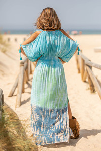 ชุดเดรสผ้าเรยอนทรงเอ คุณภาพพรีเมียม ลายสวยทันสมัย - Product Image 3