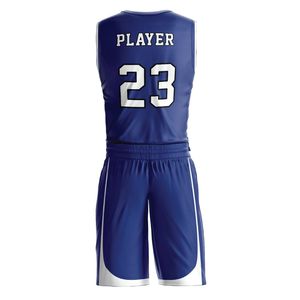 ชุดสูทบาสเก็ตบอลชุดเสื้อบาสเก็ตบอลและกางเกงขาสั้นสำหรับฝึกซ้อมกีฬาสำหรับนักเรียนชาย - Product Image 6