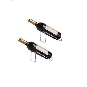 Estante de soporte para botella de vino de Metal con diseño chapado en oro antiguo, fabricante personalizado, diseño decorativo, decoración de Bar, estante para botella de vino - Product Image 2