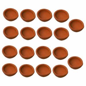 Diyas de Poesía de diseñadores de arcilla tradicional para decoración de Diwali Pooja y decoraciones para el hogar arcilla-Terracota Diya a granel - Product Image 6