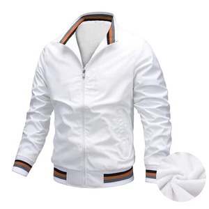 Chaqueta Universitaria Vintage Informal para Hombre, Transpirable, Hecha a Medida, Tejido Tejido, Cierre de Cremallera, Transpirable, Impermeable, Cortavientos, para Invierno - Product Image 2