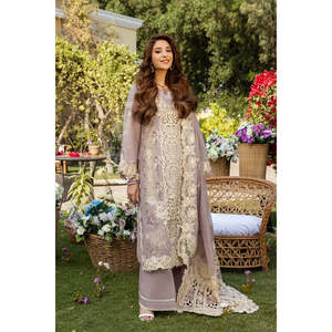 ผ้าชีฟอง Elaf Premium Luxury Lawn Edition' 25 ELM-1A RAHA TC-1481 สำหรับฤดูใบไม้ผลิ/ฤดูร้อน - Product Image 1