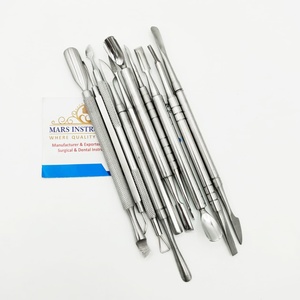 Empujador de cutículas de acero inoxidable reutilizable de doble extremo, herramienta removedora de esmalte de Gel UV, recortador de cutículas plano para manicura de uñas - Product Image 5