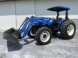 Tractor agrícola New-hollan TT75 bastante usado/Tractor de rueda de tractor Hollan T6070 140HP de bajo consumo de combustible usado - Product Image 4