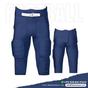 Pantalones de fútbol acolchados integrados sólidos Diseño de la serie 200 Equipo transpirable y duradero para jugadores de fútbol americano - Product Image 5