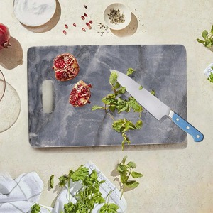 Planche à découper d'ombre blanche noire et minimaliste Design moderne élégant Surface de coupe de cuisine durable pour les fruits et légumes - Product Image 6