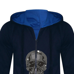 Sudadera con Capucha Personalizada con Pedrería, Sudadera de Felpa de Algodón, Opciones de Etiqueta Privada Personalizada OEM para Hombre y Mujer - Product Image 2