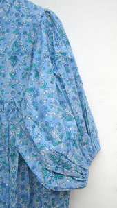 ชุดเดรสลำลองสำหรับผู้หญิงชุดเดรสผ้าฝ้ายเปิดหลังแขนสั้นผ้าคอตตอนแนวอินเดียปักลายแนวโบฮีเมียนทรงหลวมสำหรับฤดูใบไม้ผลิ100% - Product Image 4