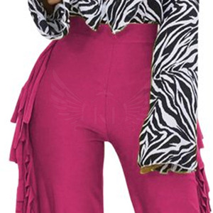 Pantalones de gamuza de mujer de color sólido al aire libre, pantalones de cuero genuino superventas, pantalones de gamuza de mujer de nuevo diseño - Product Image 5