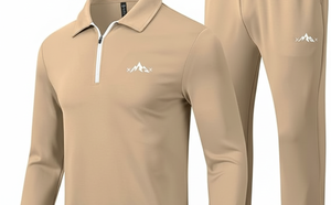 Ensemble de vêtements de sport à capuche en tissu épais |   Broderie personnalisée |   Tenue d'hiver respirante et antibactérienne 100% coton - Product Image 5