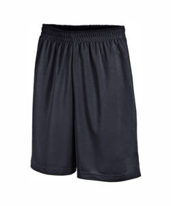 Shorts de sport respirants en coton et maille personnalisés, imprimé élastique vibrant, décontractés/sportifs, avec poches, grandes tailles, taille élastique durable - Product Image 1