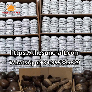 ชุดชามมะพร้าวธรรมชาติแบบคลาสสิกพร้อมช้อนไม้ - ชามสลัดสมูทตี้ทำมือขายส่ง เป็นมิตรกับสิ่งแวดล้อม รับทำโลโก้ตามสั่ง - Product Image 5