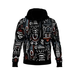 Sudadera con Capucha Amarilla, Color Sólido, Estilo Retro Urbano, Algodón Puro, Bordes Desgastados, Holgada, para Hombre, Otoño-Invierno - Product Image 6