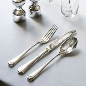 Ensemble de couverts en acier inoxydable avec un design classique, facile à nettoyer et léger pour les dîners de luxe et les arrangements festifs - Product Image 6